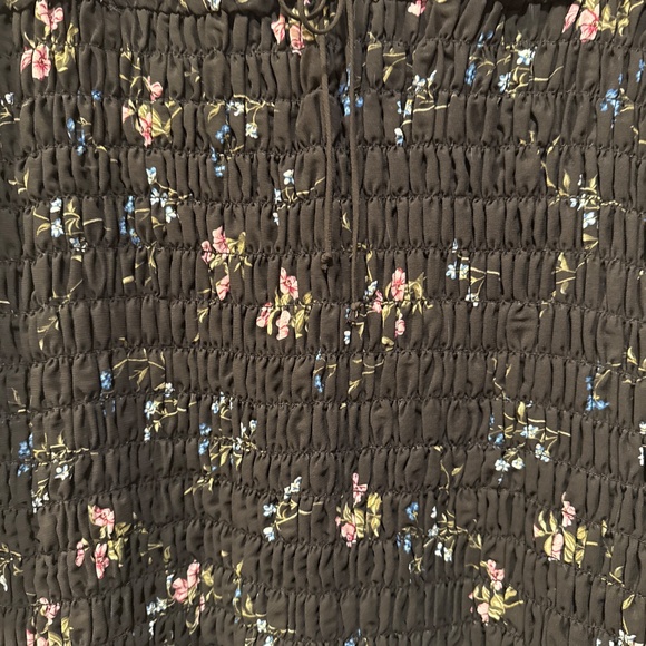 Black peasant dress - Picture 3 of 4